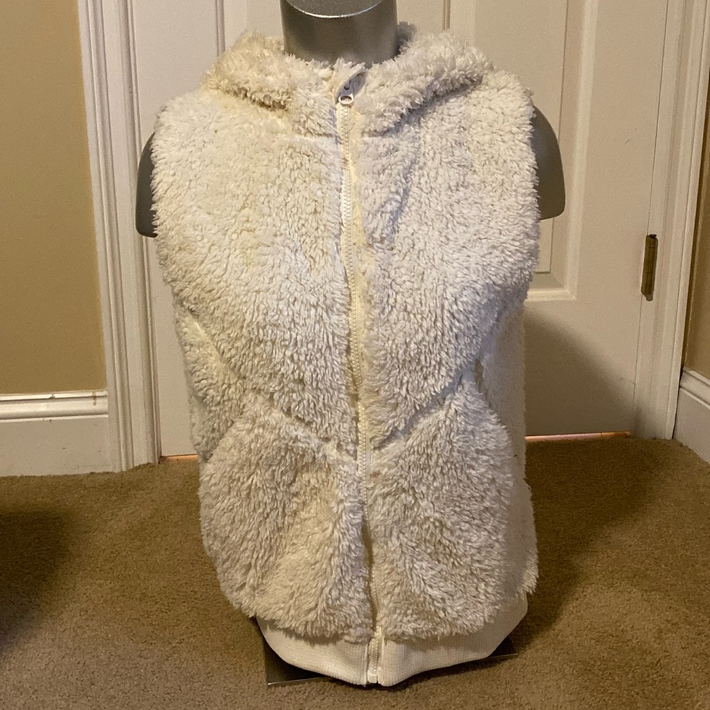 Off-white Teddy Bear Fleece Vest